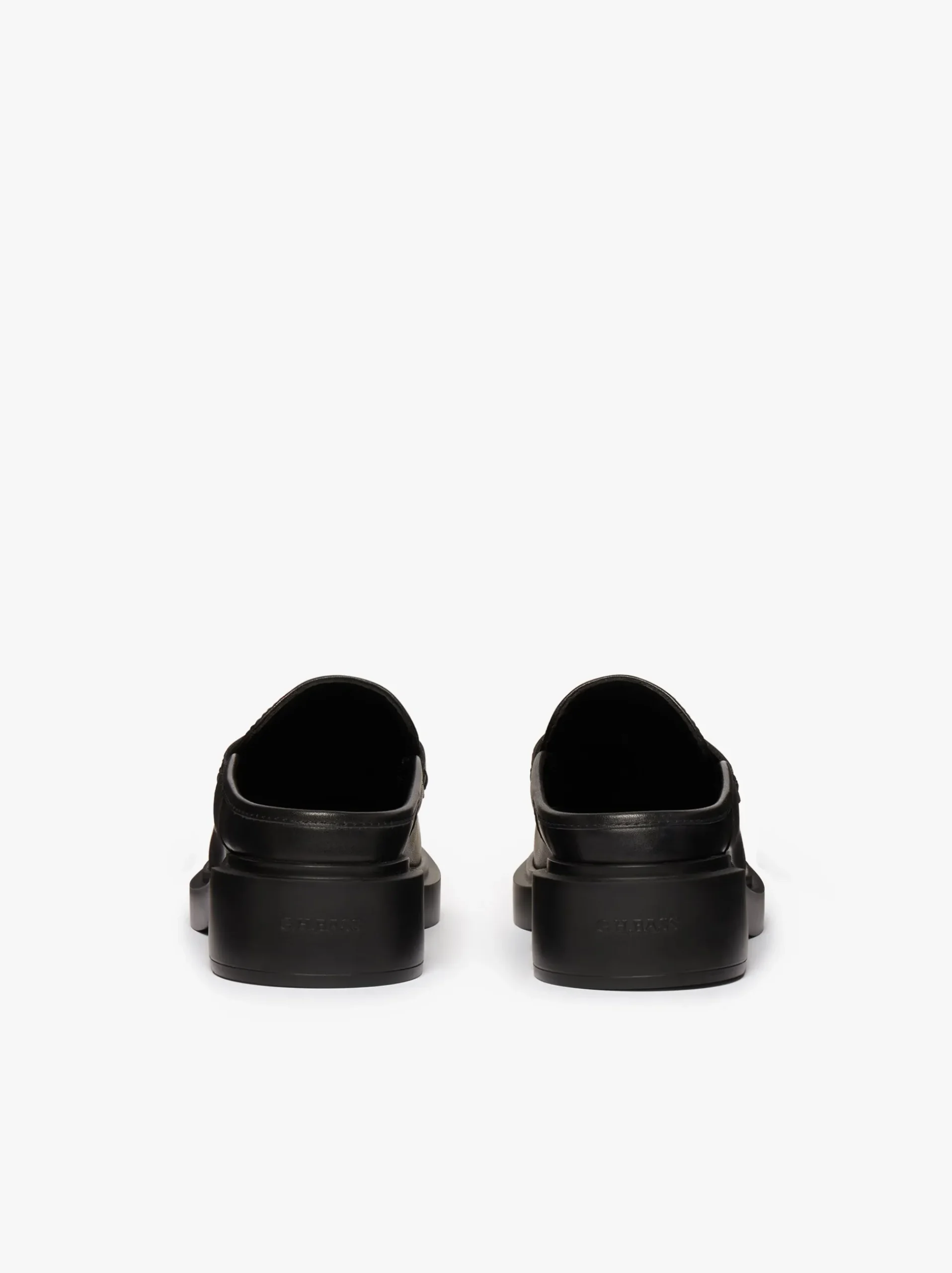 Best G.H.BASS Albany II Mule Penny Loafers Leather Black