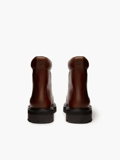 Sale G.H.BASS Benson Combat Boots Leather Dark Brown