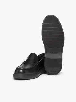 Best G.H.BASS Bosco Cupsole Penny Loafers leather Black