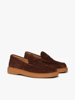 Sale G.H.BASS Bosco Cupsole Penny Loafers Dark Brown