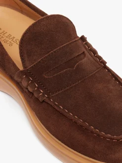Sale G.H.BASS Bosco Cupsole Penny Loafers Dark Brown