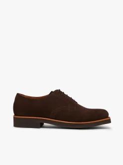 Best G.H.BASS Buck Derby Suede Dark Brown