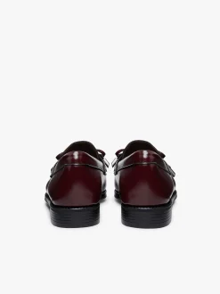 Hot G.H.BASS Easy Weejuns Esther Bow Loafers Leather Wine