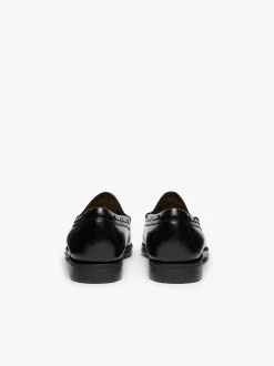 G.H.BASS Easy Weejuns Larkin Tassel Loafers Leather Black