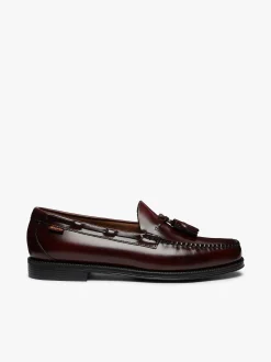 Discount G.H.BASS Easy Weejuns Larkin Tassel Loafers Leather Wine