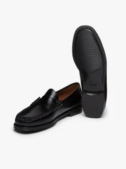 Discount G.H.BASS Easy Weejuns Larson Penny Loafers Leather Black
