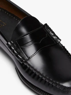 Discount G.H.BASS Easy Weejuns Larson Penny Loafers Leather Black