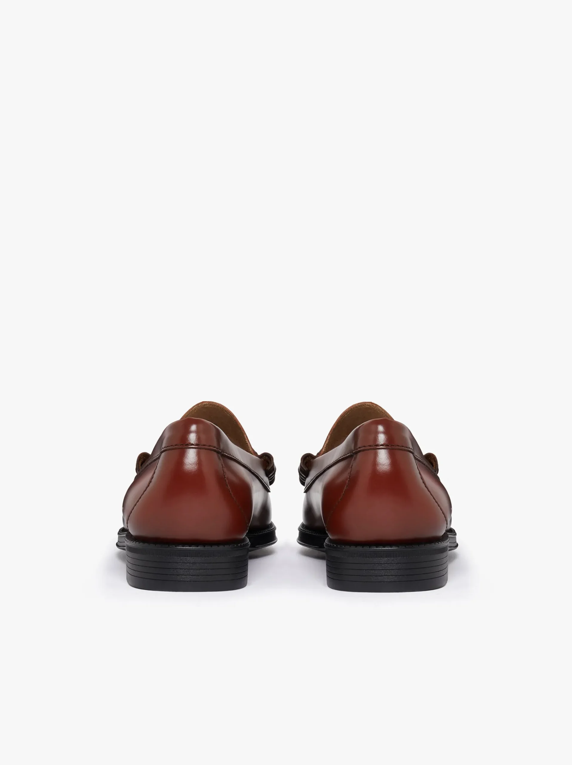 Sale G.H.BASS Easy Weejuns Larson Penny Loafers Leather Smoke Paprika
