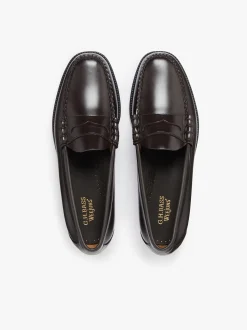 Online G.H.BASS Easy Weejuns Larson Penny Loafers Chocolate Leather