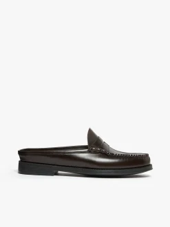 Outlet G.H.BASS Easy Weejuns Larson Penny Slides brown