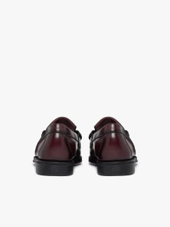 Sale G.H.BASS Easy Weejuns Layton II Kiltie Loafers Leather Wine