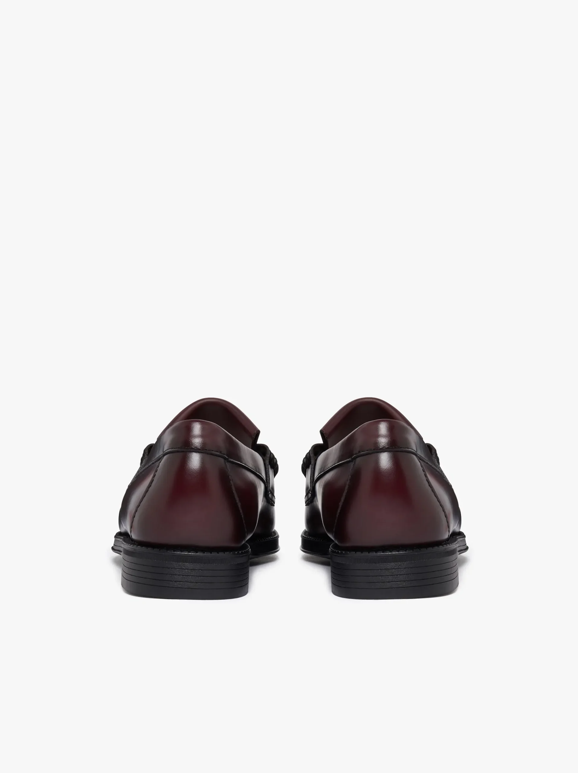 Sale G.H.BASS Easy Weejuns Layton II Kiltie Loafers Leather Wine