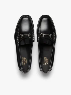 Outlet G.H.BASS Easy Weejuns Lincoln Penny Loafers Leather Black