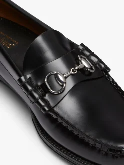 Outlet G.H.BASS Easy Weejuns Lincoln Penny Loafers Leather Black
