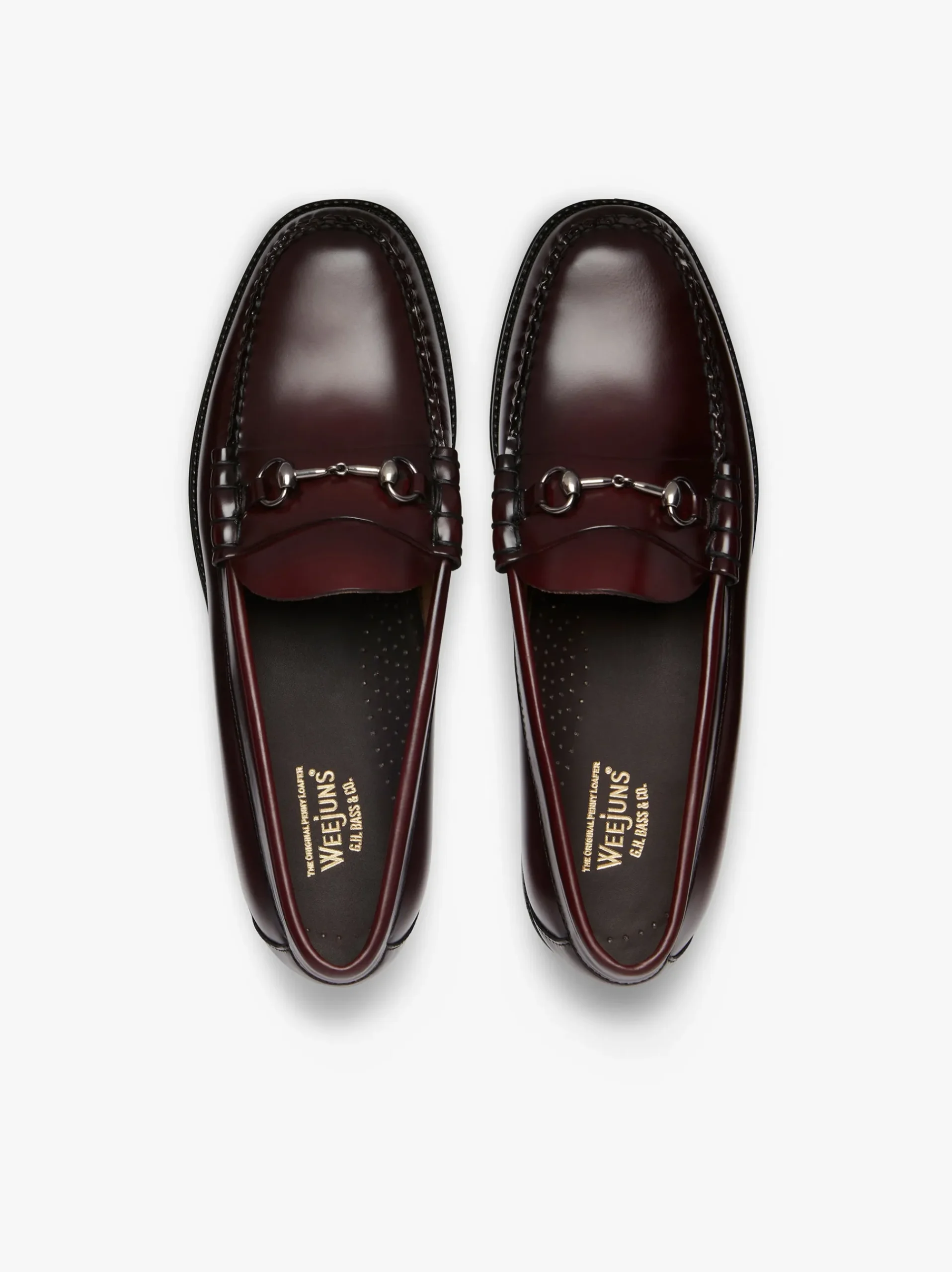 Best G.H.BASS Easy Weejuns Lincoln Penny Loafers Leather Wine