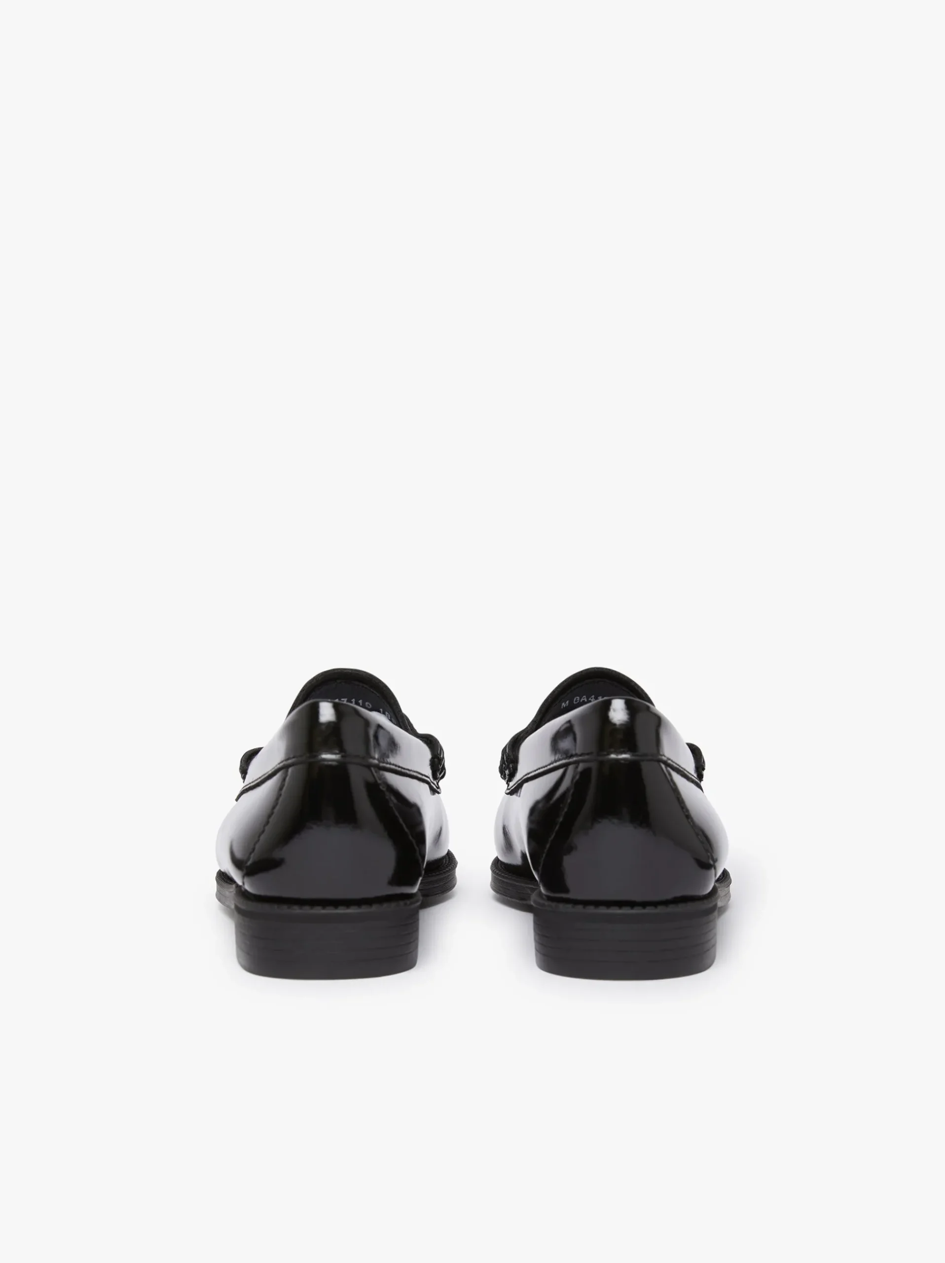 Hot G.H.BASS Easy Weejuns Penny Lianna Horsebit Loafers Black Patent Leather
