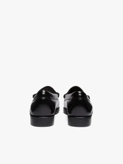 New G.H.BASS Easy Weejuns Penny Loafers Leather Black
