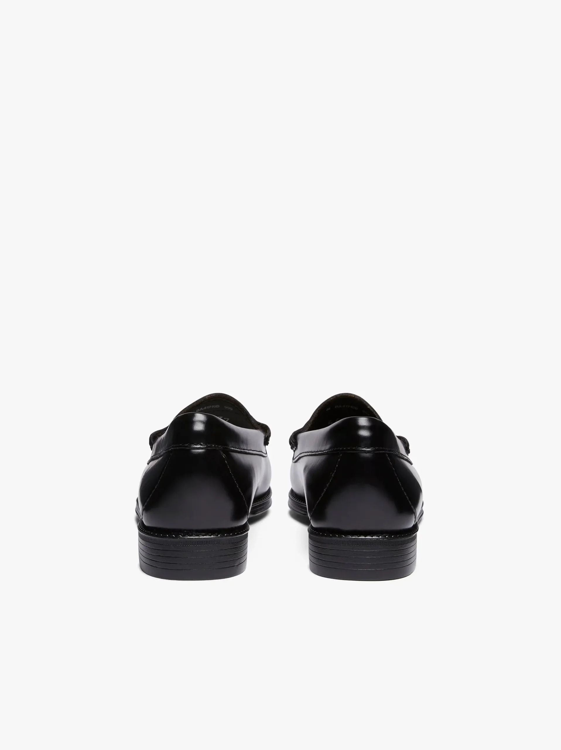 New G.H.BASS Easy Weejuns Penny Loafers Leather Black