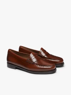 Sale G.H.BASS Easy Weejuns Penny Loafers Leather Cognac