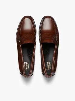 Sale G.H.BASS Easy Weejuns Penny Loafers Leather Cognac