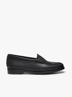 Clearance G.H.BASS Easy Weejuns Penny Loafers Soft Leather Black