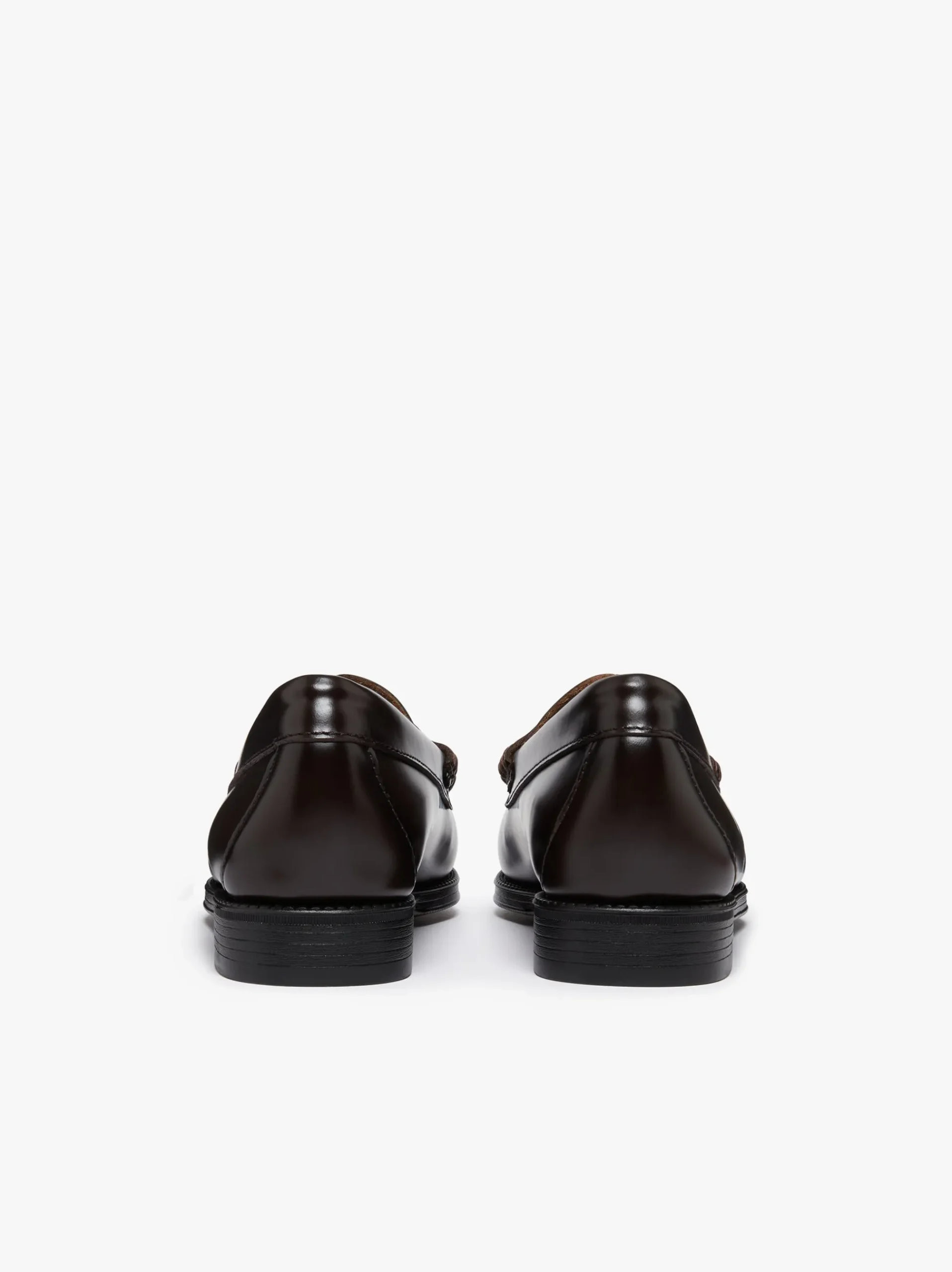 Hot G.H.BASS Easy Weejuns Penny Loafers Leather chocolate