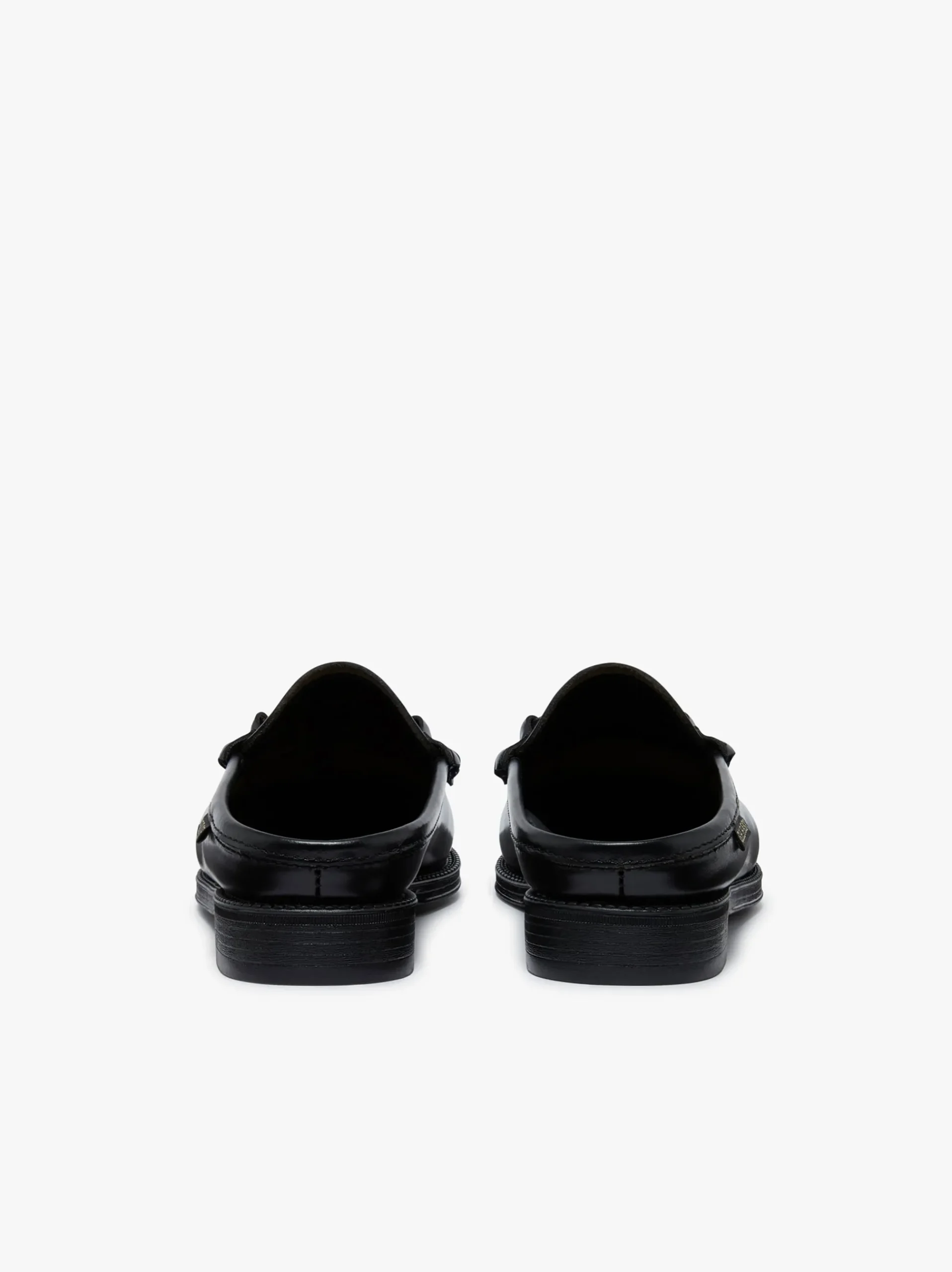 Online G.H.BASS Easy Weejuns Tetra Tassel Slides Leather Black