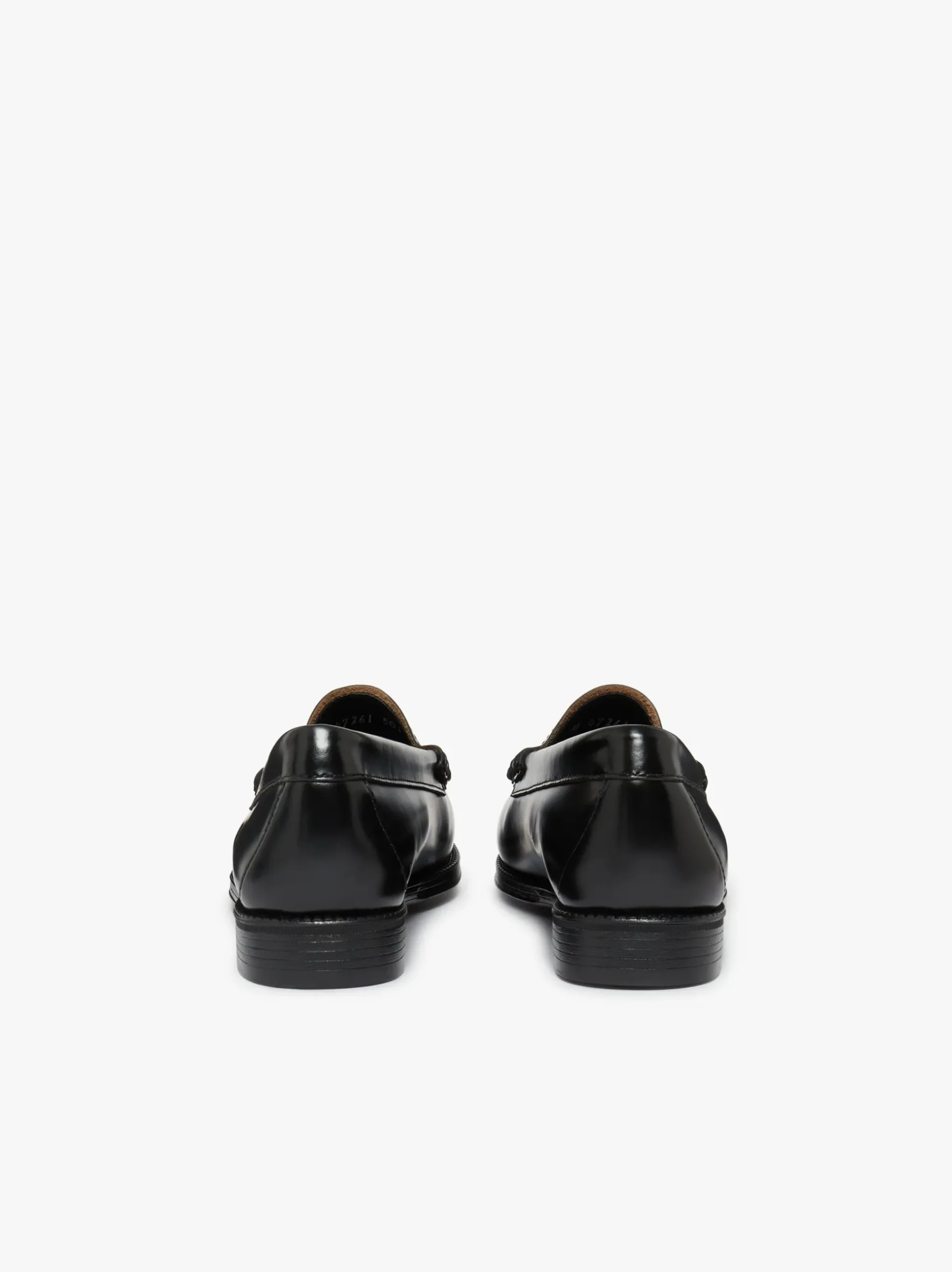 Hot G.H.BASS Easy Weejuns Venetian Loafers Leather Black