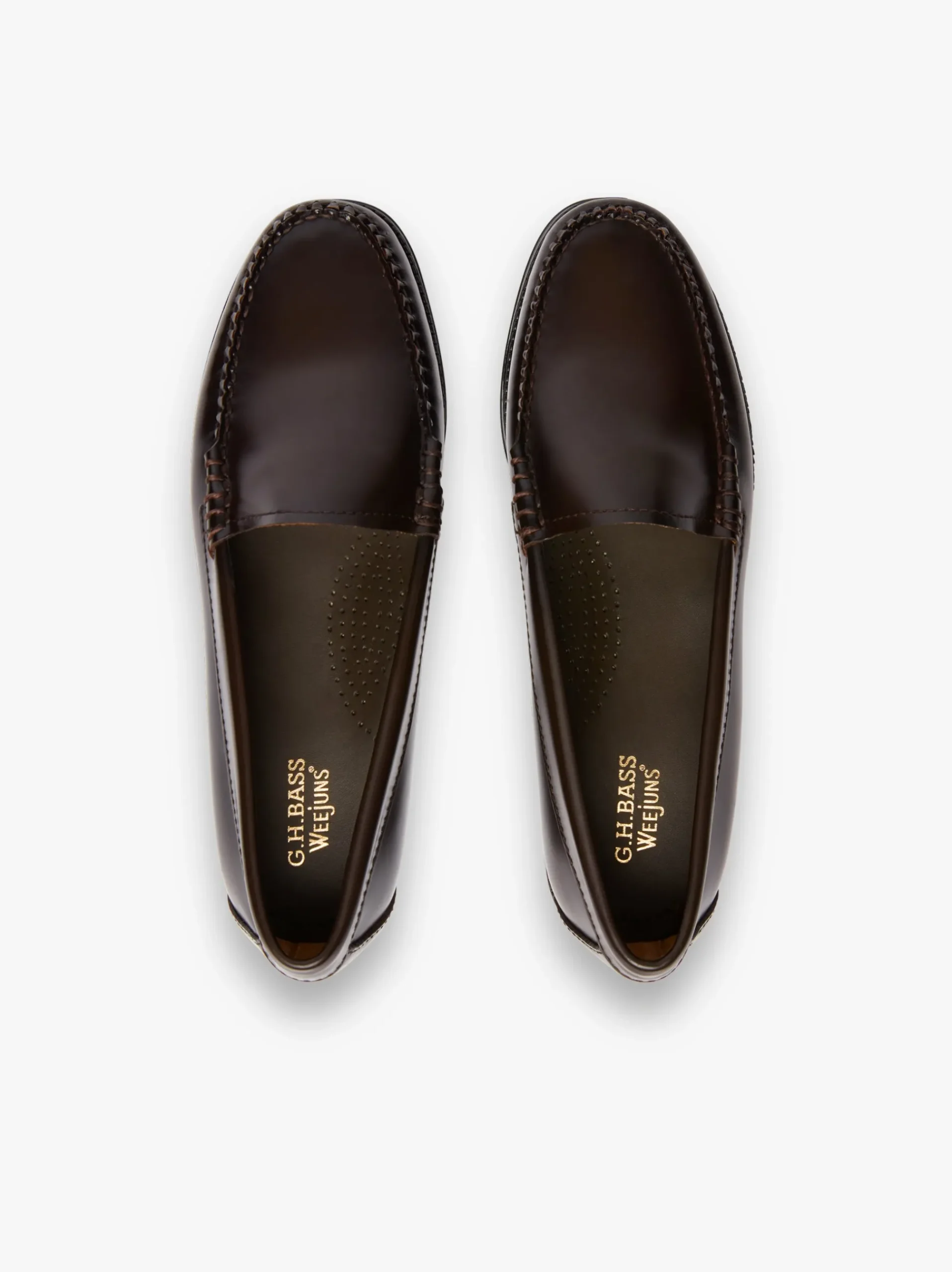 Online G.H.BASS Easy Weejuns Venetian Loafers Leather Chocolate