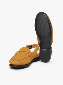 Best G.H.BASS Easy Weejuns Whitney Slingback Loafers Suede Tan
