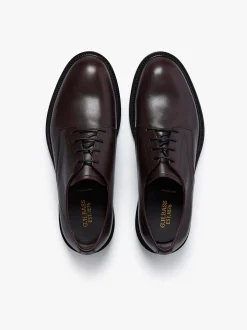 New G.H.BASS Franklin Derby Wine Leather