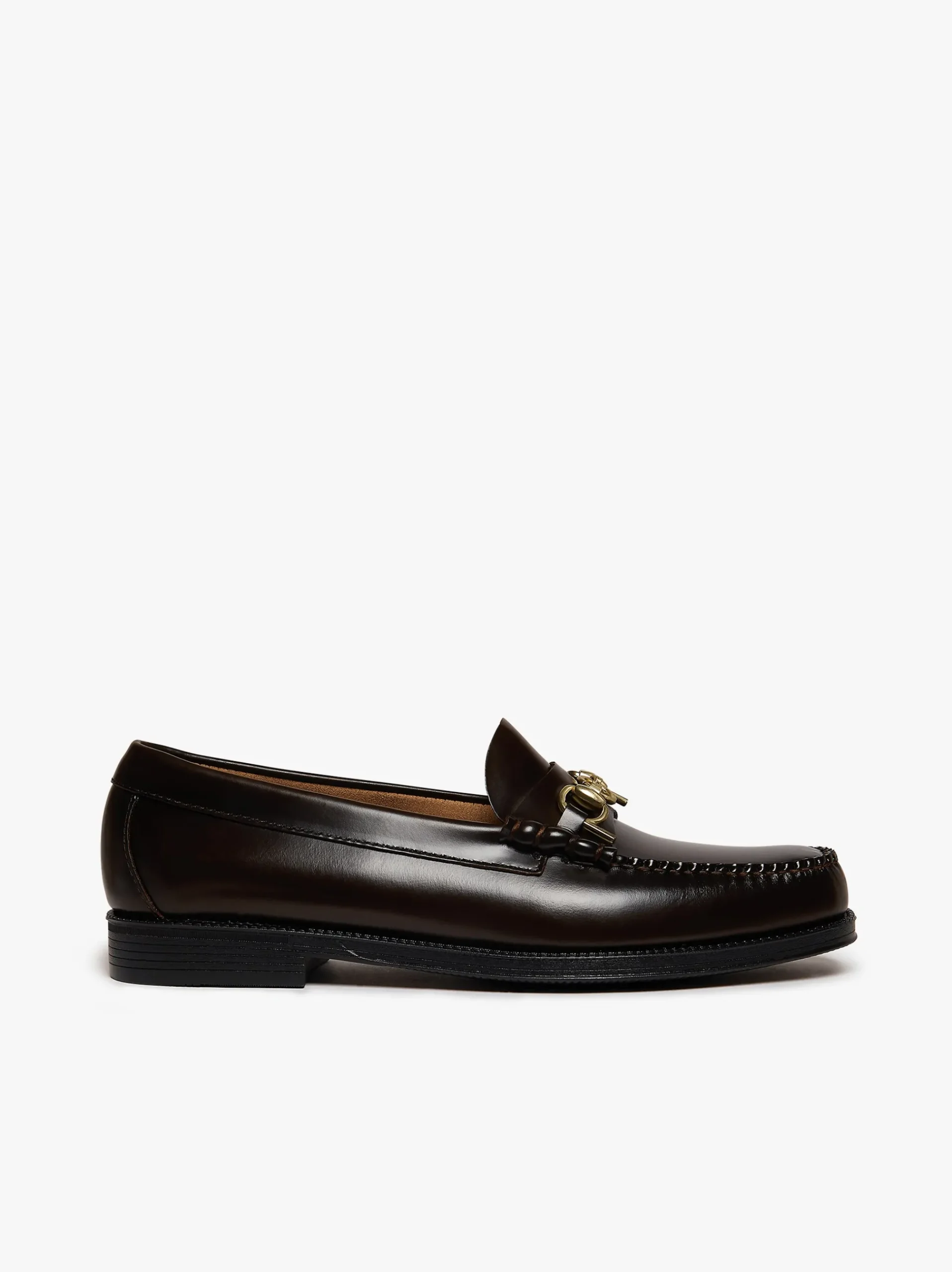 G.H.BASS & Pop Easy Weejuns Lincoln Loafers Leather Chocolate