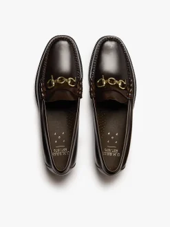G.H.BASS & Pop Easy Weejuns Lincoln Loafers Leather Chocolate