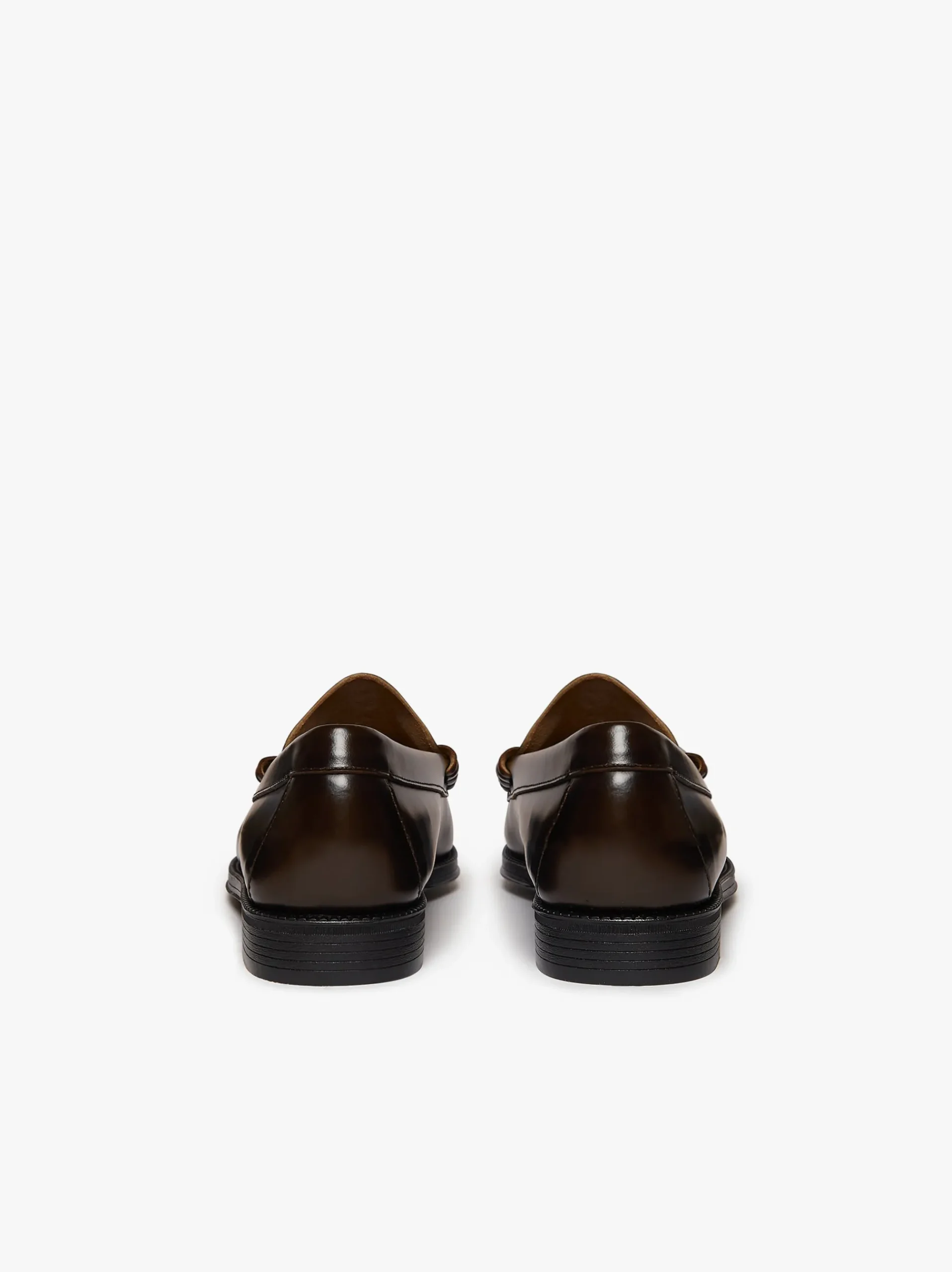 G.H.BASS & Pop Easy Weejuns Lincoln Loafers Leather Chocolate