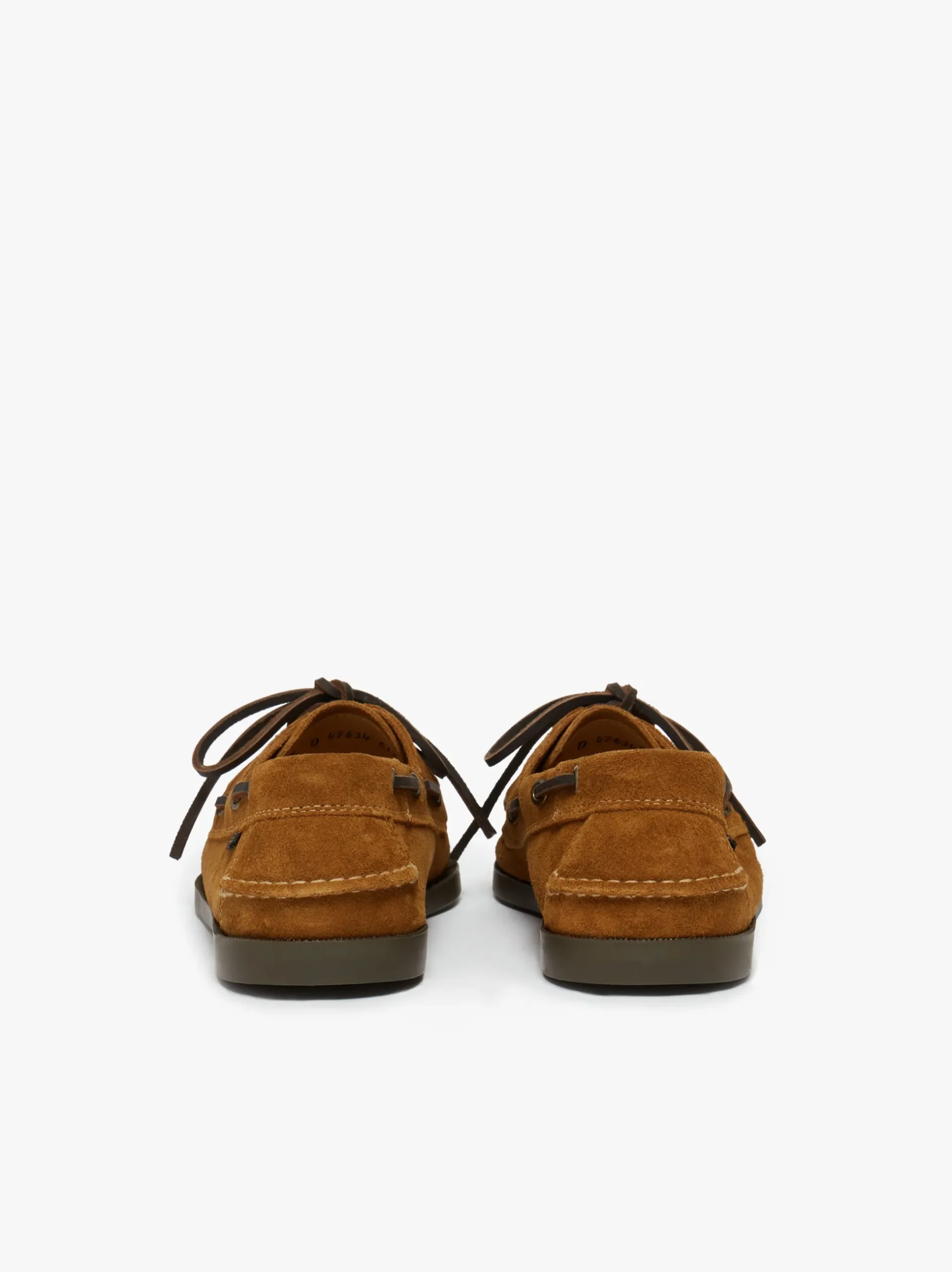 Online G.H.BASS Jetty II 2 Eye Boat Shoes Suede Mid Brown