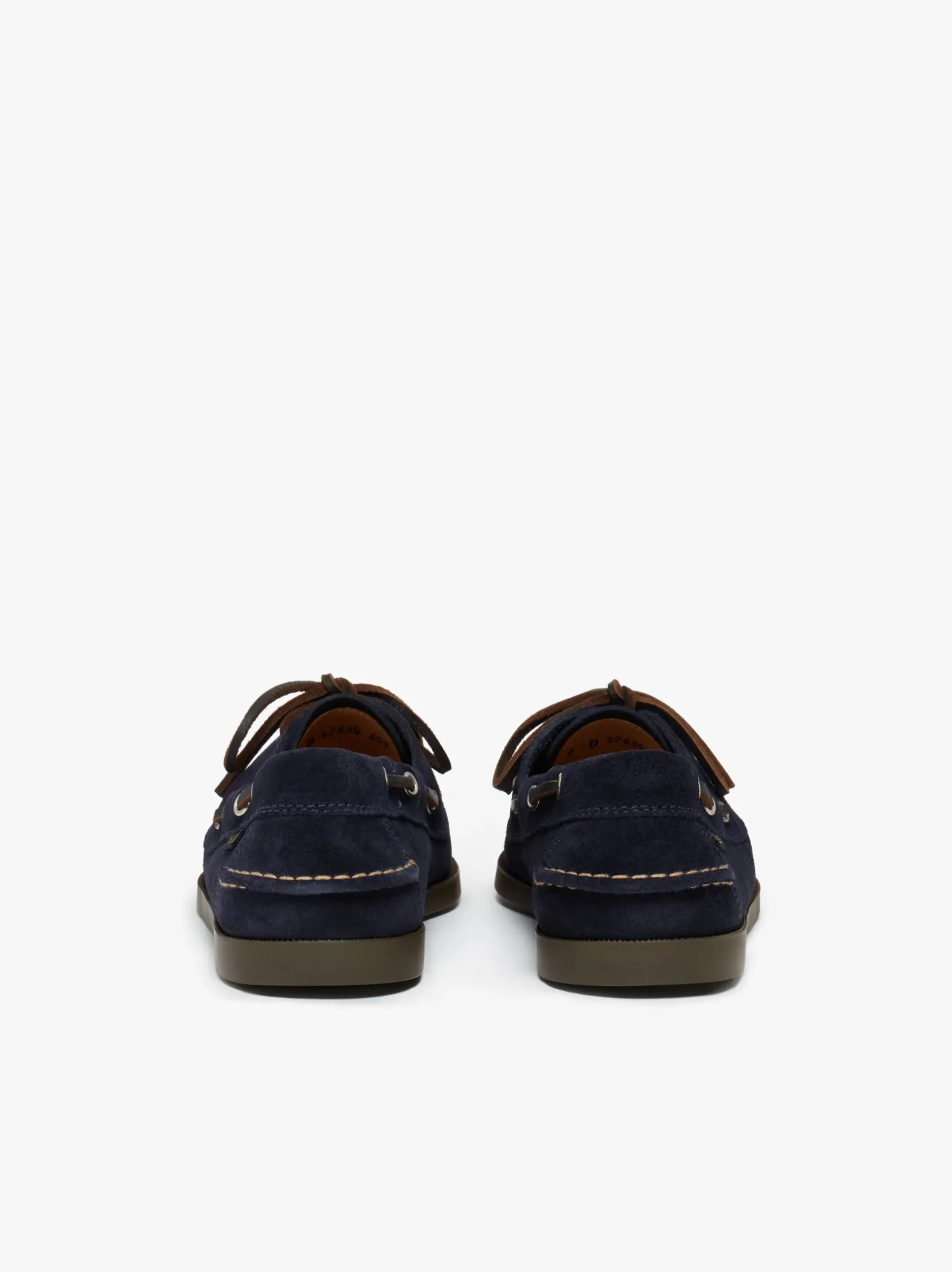 Sale G.H.BASS Jetty II 2 Eye Boat Shoes Suede Navy