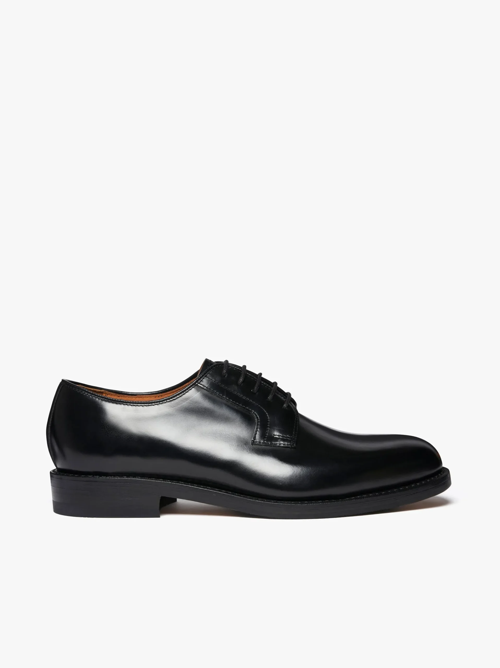 Discount G.H.BASS Monogram Derby Leather Black