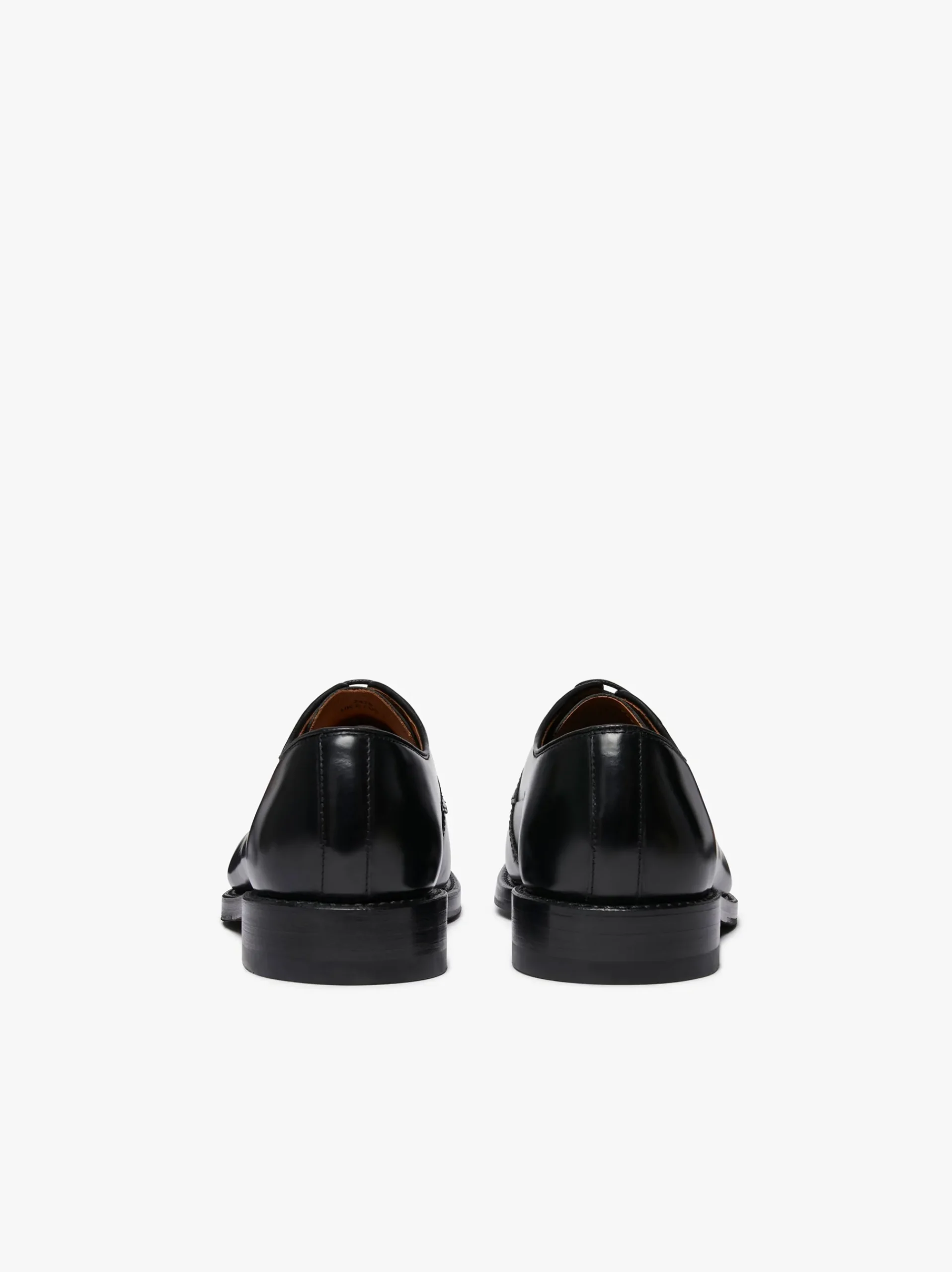 Discount G.H.BASS Monogram Derby Leather Black