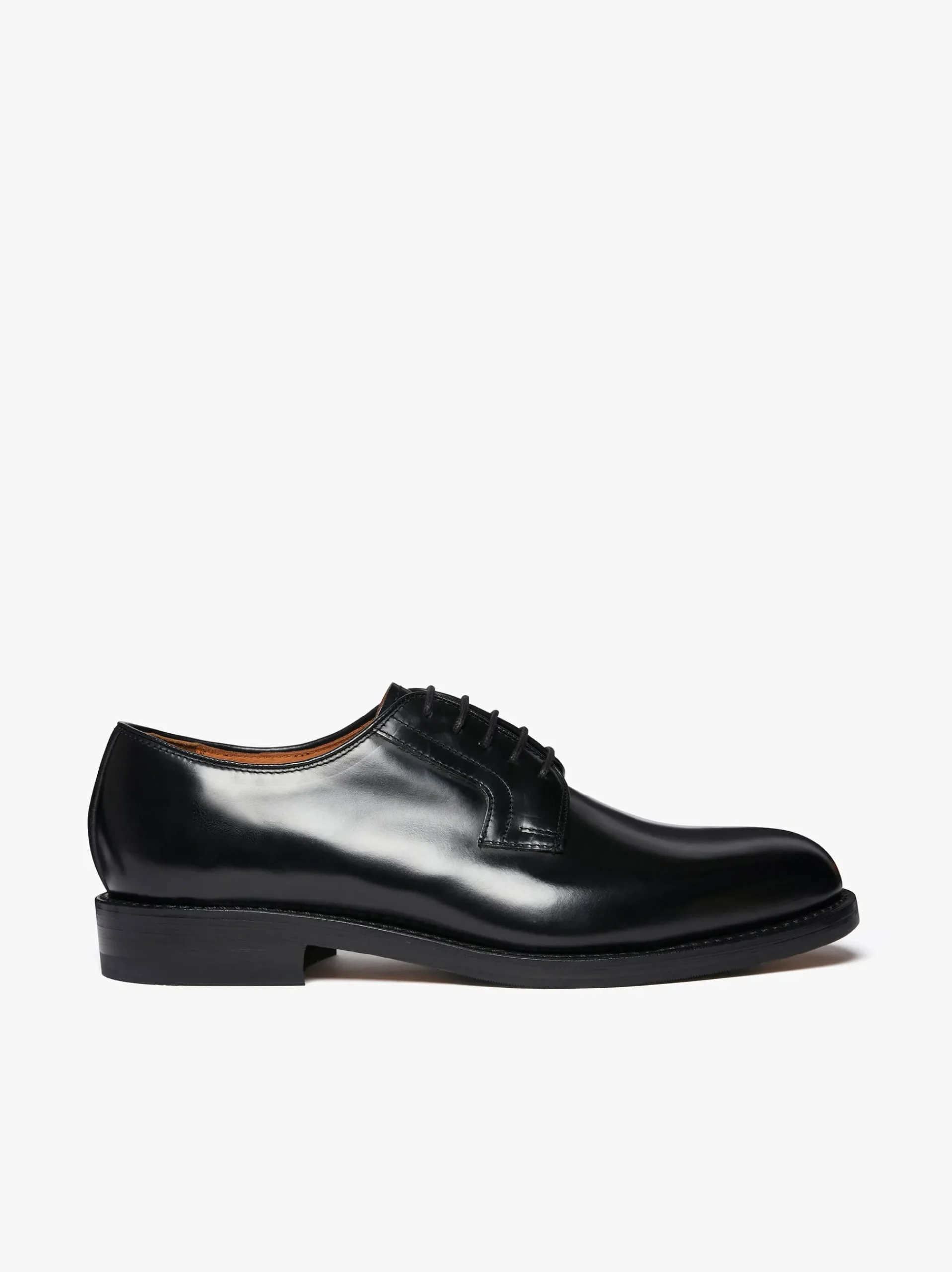 Discount G.H.BASS Monogram Derby Leather Black