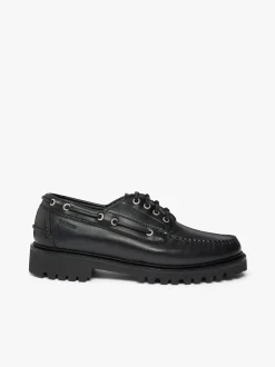 Hot G.H.BASS Ranger Camp Moc Leather Black
