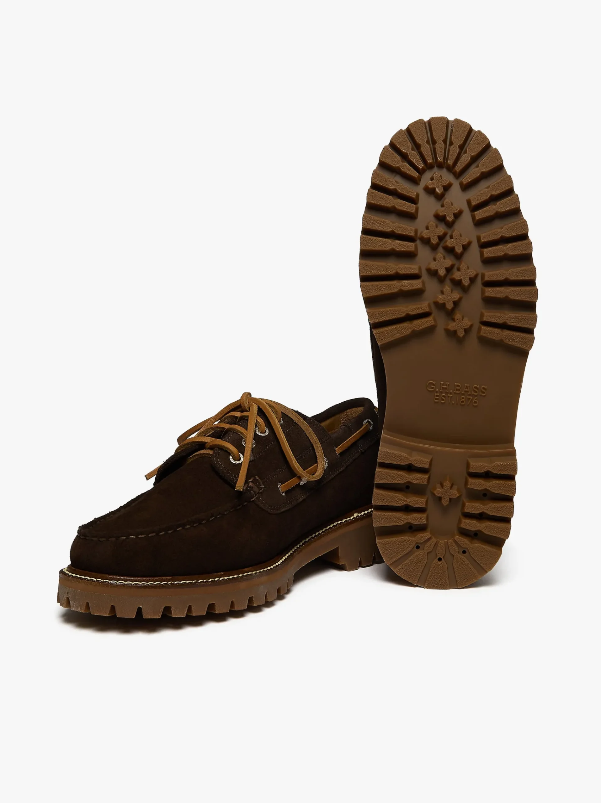 Online G.H.BASS Ranger Camp Moc Suede Chocolate