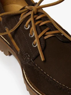 Online G.H.BASS Ranger Camp Moc Suede Chocolate