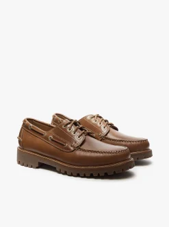Discount G.H.BASS Ranger Camp Moc Leather Cognac