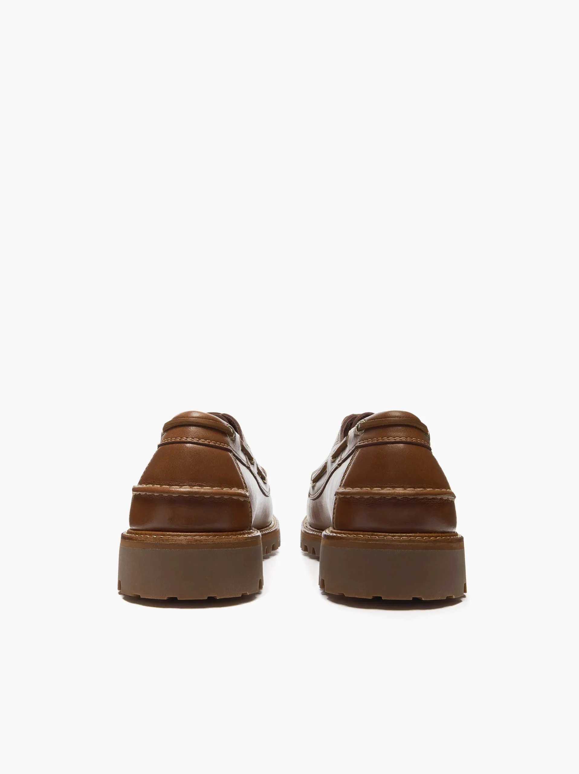 Discount G.H.BASS Ranger Camp Moc Leather Cognac