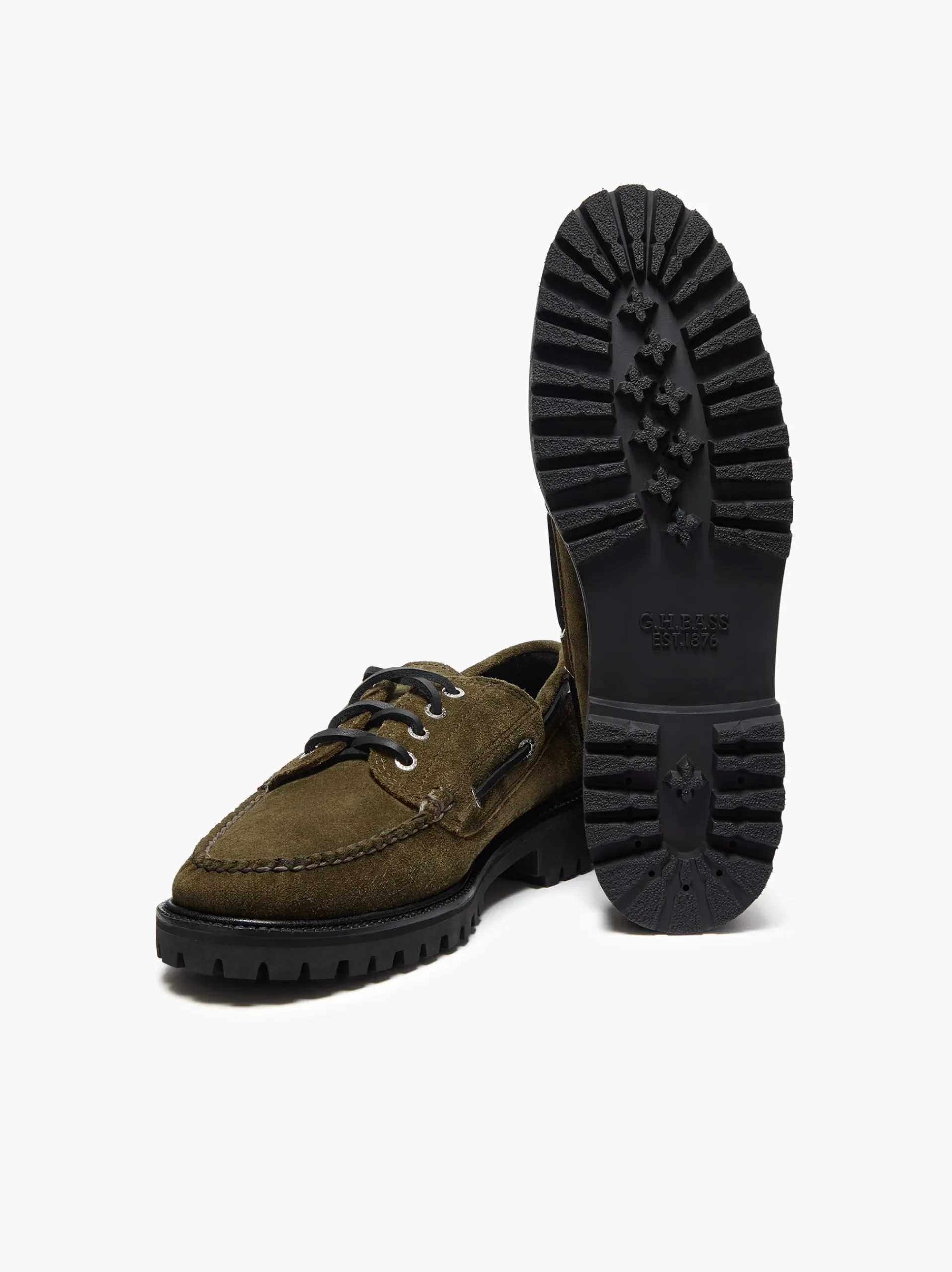 Clearance G.H.BASS Ranger Camp Moc Suede Combat