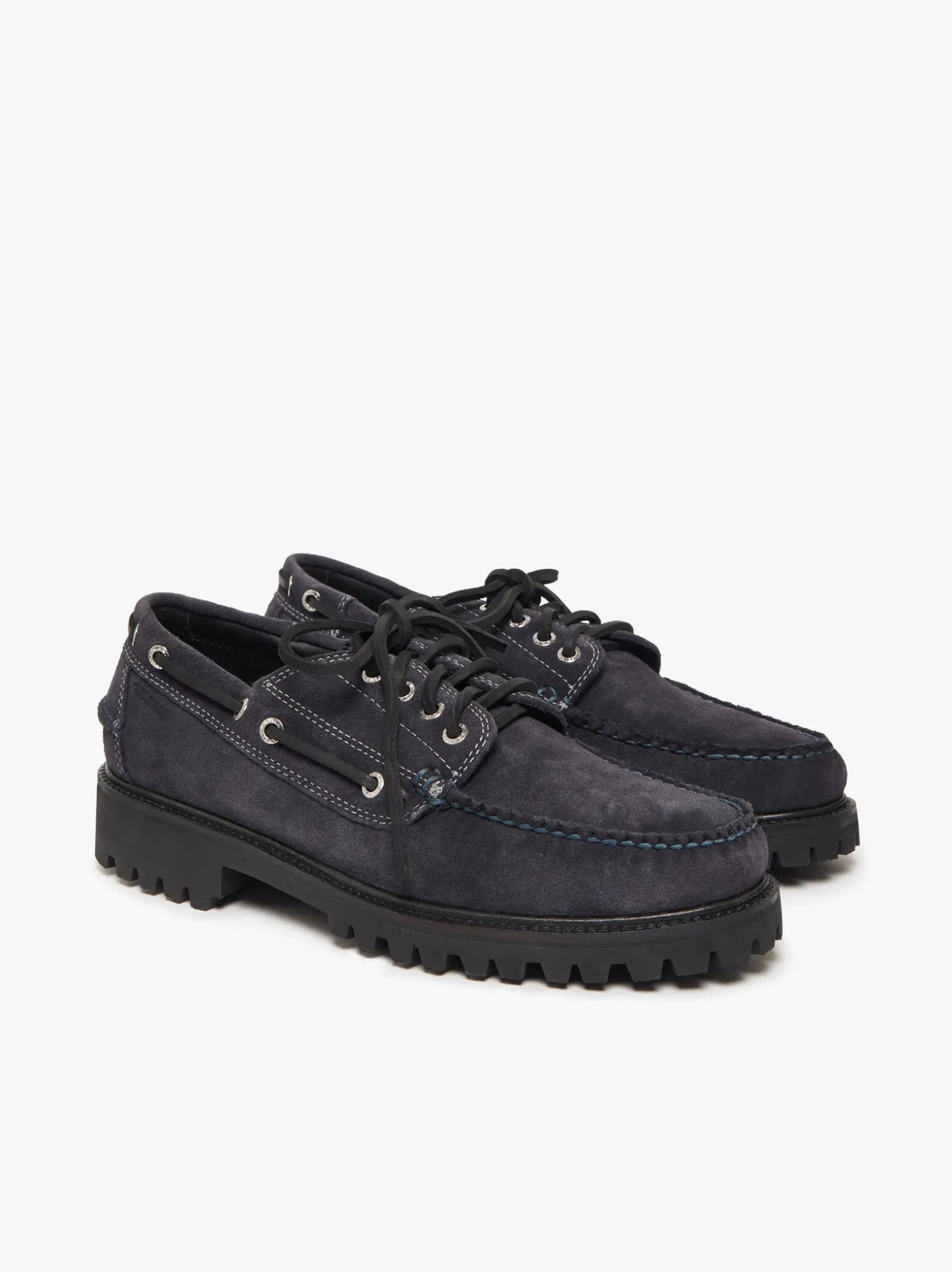 Hot G.H.BASS Ranger Camp Moc Navy Suede Dark Grey