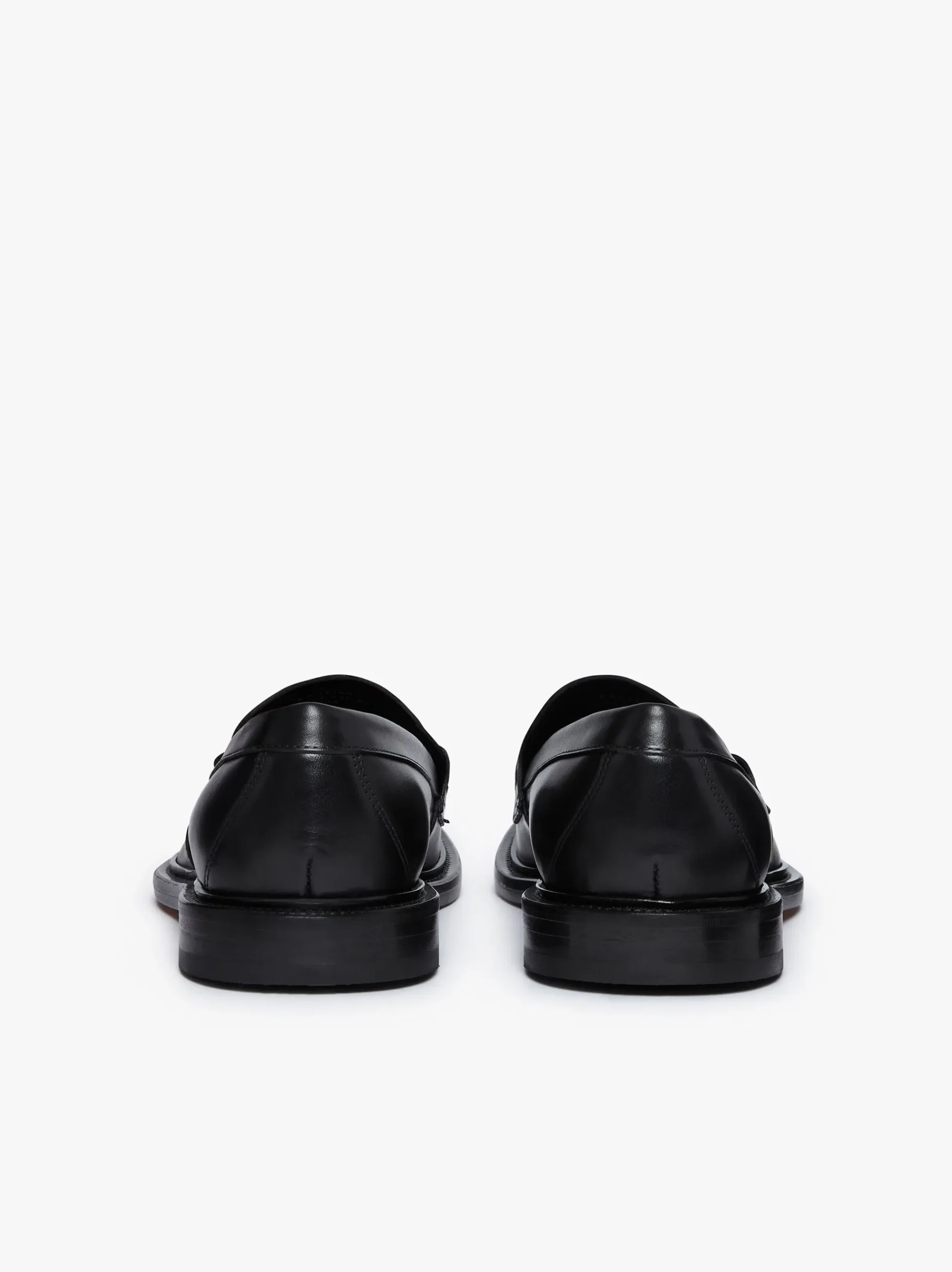 Hot G.H.BASS Stanford Penny Loafers Leather Black