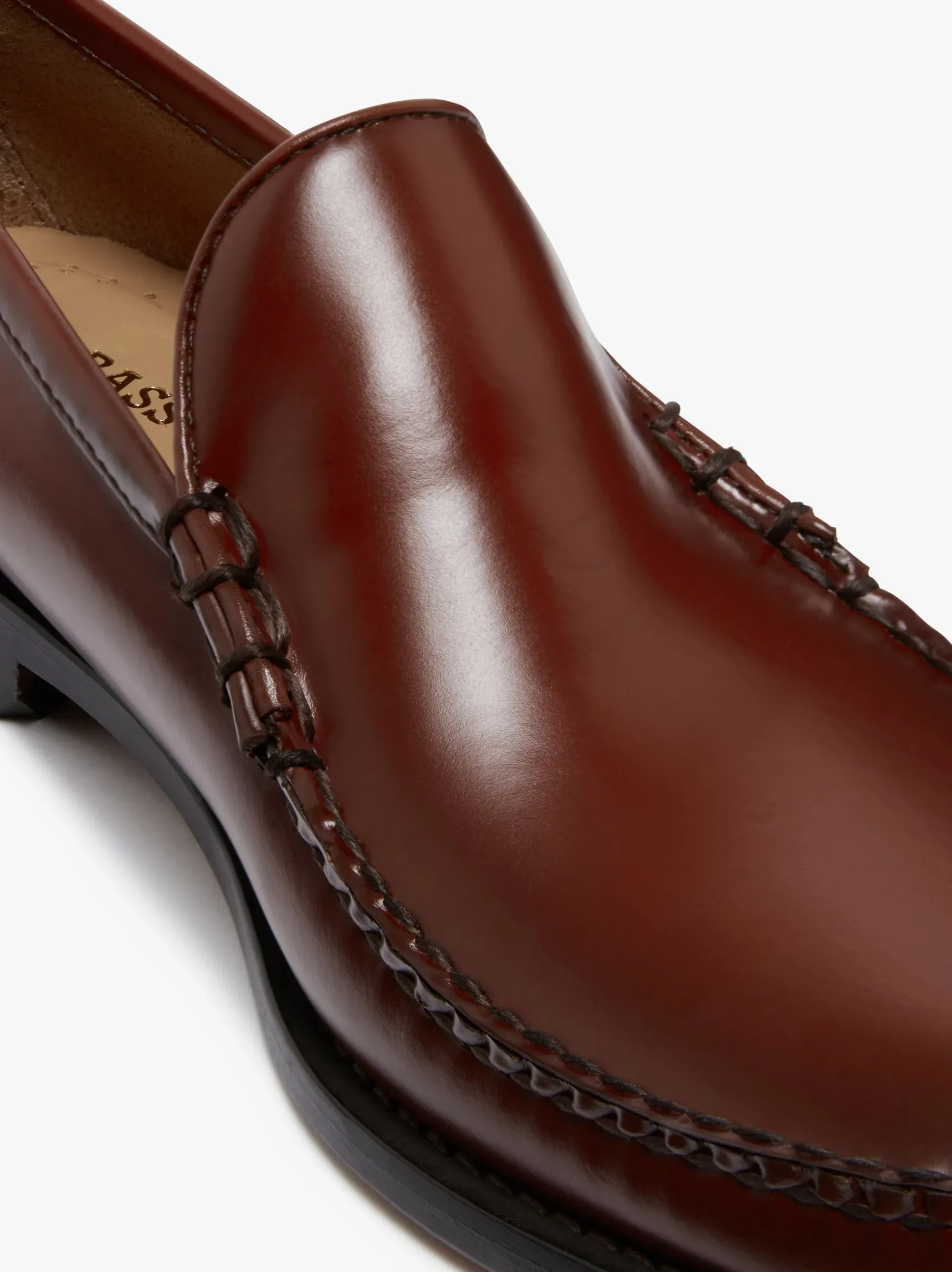 Discount G.H.BASS Weejuns Cobra Venetian Loafers Leather Smoke Paprika