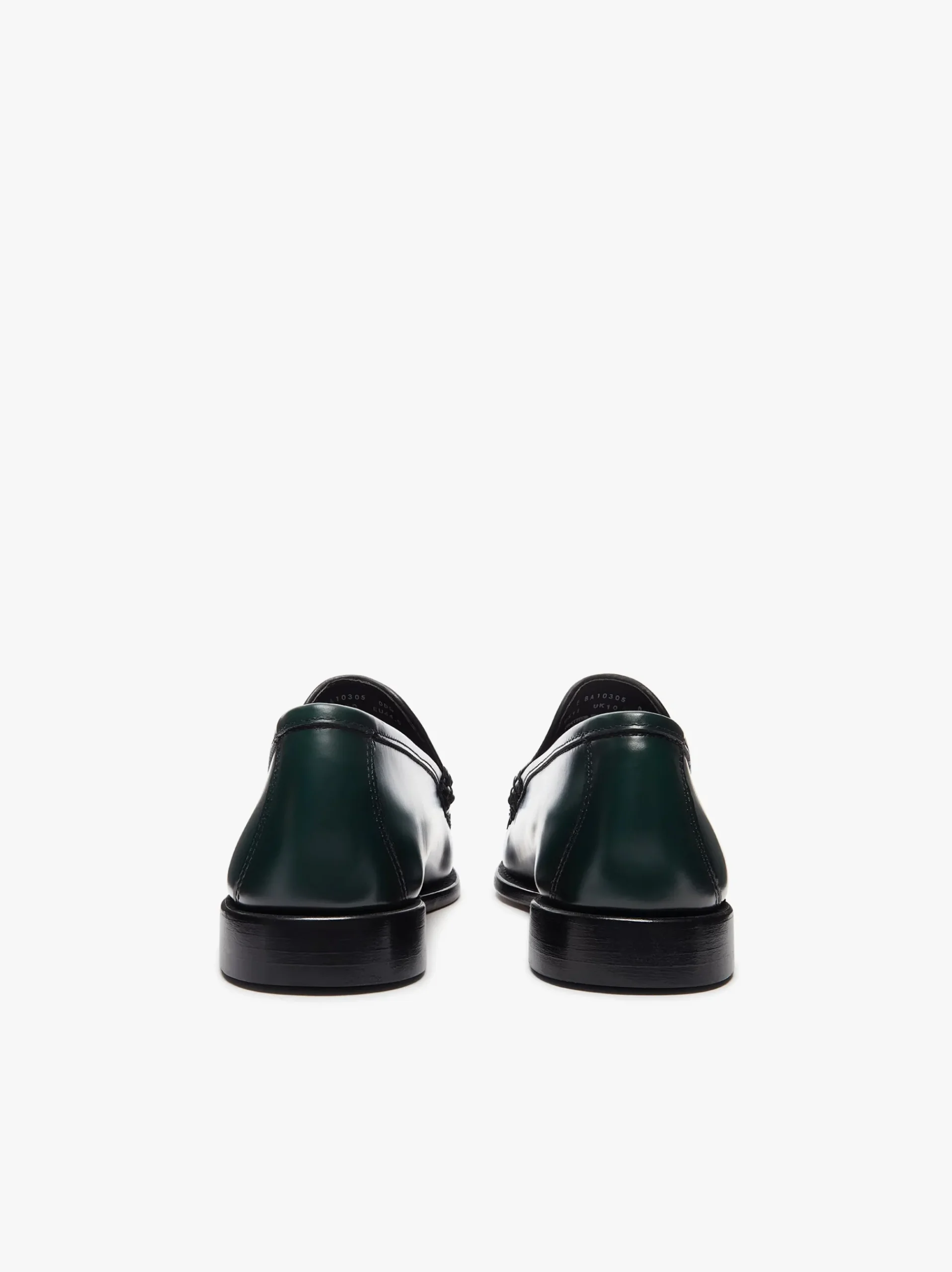 Outlet G.H.BASS Weejuns Cobra Venetian Loafers leather Dark Green
