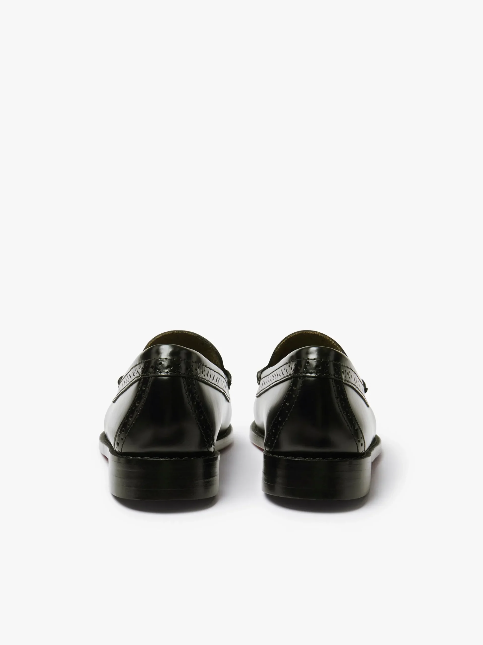 Outlet G.H.BASS Weejuns Estelle Brogue Tassel Loafers Leather Black